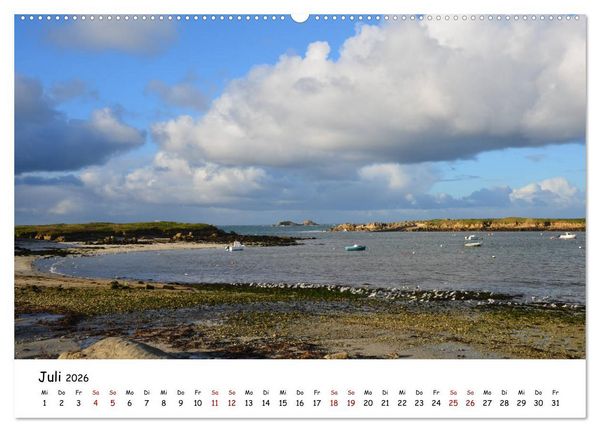 Produktbild: Bretagne. D&eacute;partement Finist&egrave;re - C&ocirc;te des Abers (hochwertiger Premium Wandkalender 2026 DIN A2 quer), Kunstdruck in Hochglanz