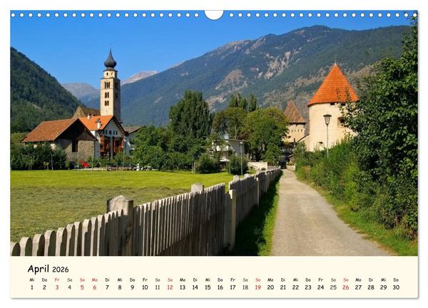 Produktbild: Vinschgau - Die Sonnenseite S&uuml;dtirols (Wandkalender 2026 DIN A3 quer), CALVENDO Monatskalender