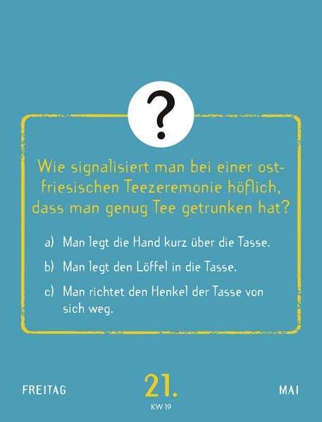 Produktbild: Tagesabrei&szlig;kalender 2027: Ostfriesenjahr