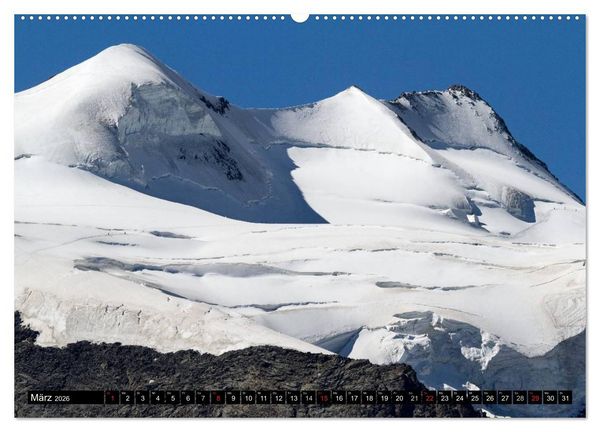 Produktbild: Fantastische Schweizer Bergwelt - Gipfel und Gletscher (Wandkalender 2026 DIN A2 quer), CALVENDO Monatskalender