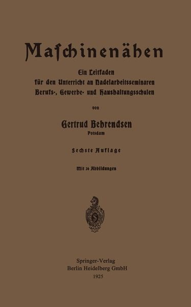 Produktbild: Maschinenn&auml;hen