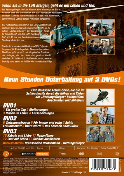 Produktbild: Die Rettungsflieger - Staffel 11 [3 DVDs]