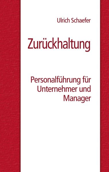 Produktbild: Zur&uuml;ckhaltung