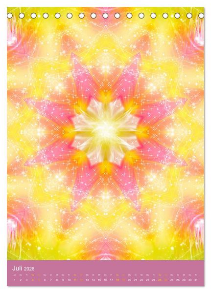 Produktbild: Lichtvolle Mandalas (Tischkalender 2026 DIN A5 hoch), CALVENDO Monatskalender