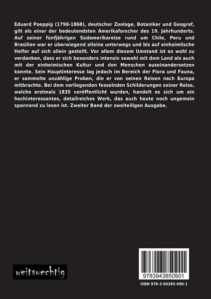 Produktbild: Reise in Chile, Peru und auf dem Amazonenstrome, w&auml;hrend der Jahre 1827-1832