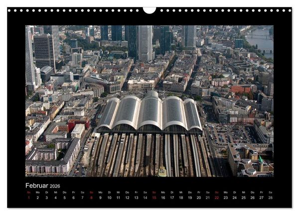 Produktbild: &uuml;ber den D&auml;chern von FRANKFURT (Wandkalender 2026 DIN A3 quer), CALVENDO Monatskalender