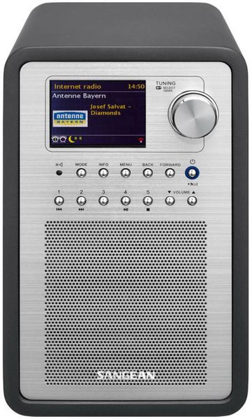 Produktbild: Sangean WFR-70 (SmartLink 1) Internet Tischradio DAB+, UKW, Internet AUX, USB, Internetradio Spotify, DLNA-f&auml;hig Grau