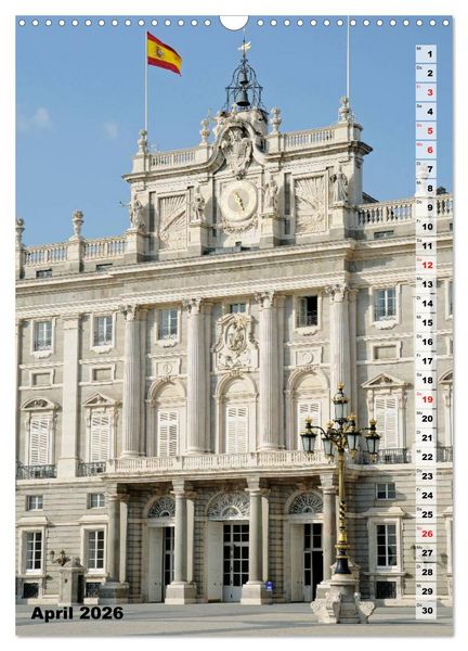 Produktbild: Madrid (Wandkalender 2026 DIN A3 hoch), CALVENDO Monatskalender