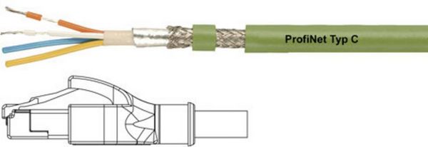 Produktbild: HELU 806410 RJ45 Patchkabel CAT 5e SF/UTP 1.00 m Gr&uuml;n PUR-Mantel, Geflechtschirm, Folienschirm, flexibler Innenleiter 1 St.
