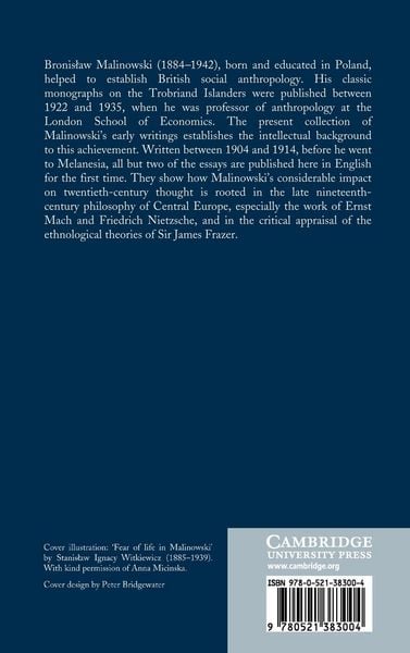 Produktbild: Early Writings Bronislaw Malin