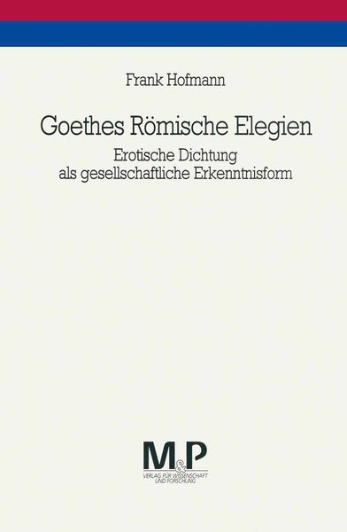 Produktbild: Goethes R&ouml;mische Elegien