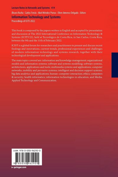Produktbild: Information Technology and Systems