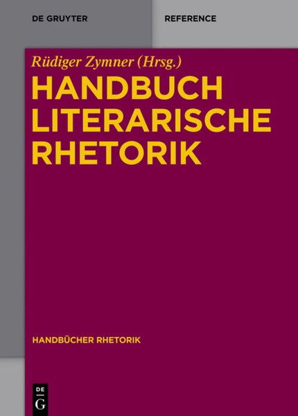 Produktbild: Handbuch Literarische Rhetorik