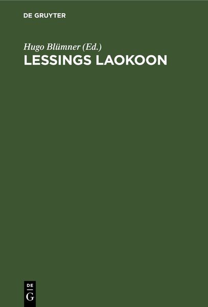 Produktbild: Lessings Laokoon
