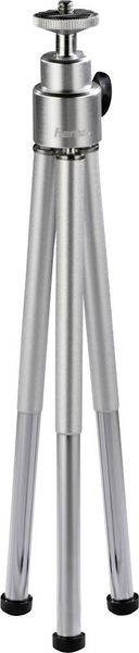 Produktbild: Hama Ball L Ministativ 1/4 Zoll Arbeitsh&ouml;he=14 - 21cm Silber Kugelkopf