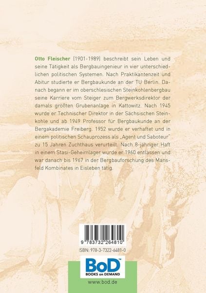 Produktbild: Lebenserinnerungen eines Bergingenieurs