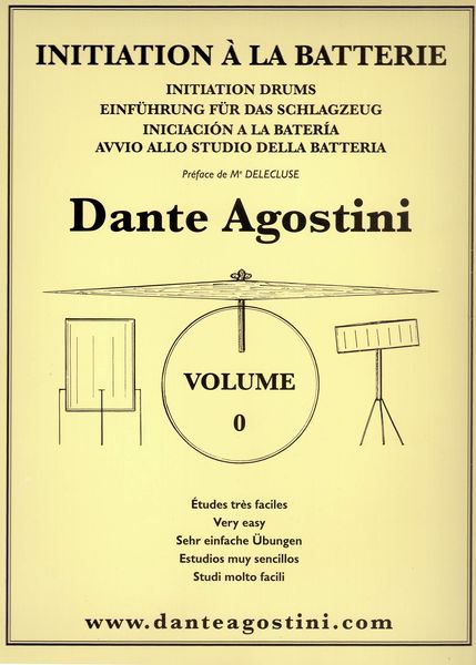 Produktbild: Agostini, D: Methode De Batterie Volume 0 Drums
