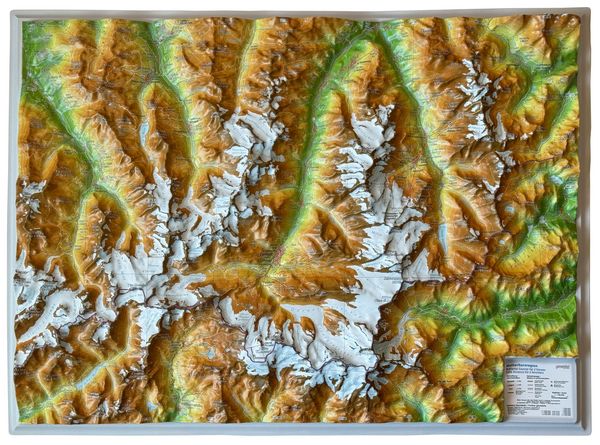 Produktbild: Relief Matterhornregion klein 1:150.000