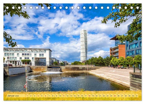 Produktbild: Malm&ouml; in Schweden (Tischkalender 2026 DIN A5 quer), CALVENDO Monatskalender