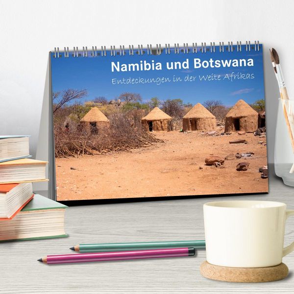 Produktbild: Namibia und Botswana - Entdeckungen in der Weite Afrikas (Tischkalender 2026 DIN A5 quer), CALVENDO Monatskalender