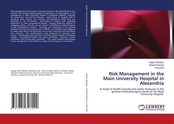 Produktbild: Risk Management in the Main University Hospital in Alexandria