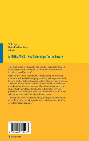 Produktbild: Mathematics &ndash; Key Technology for the Future
