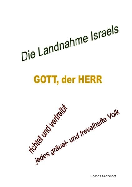 Produktbild: Die Landnahme Israels
