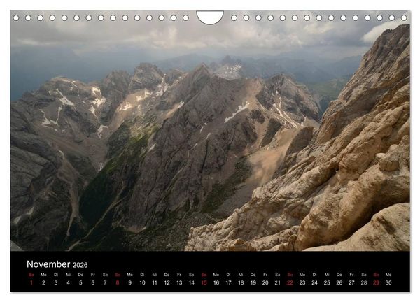 Produktbild: Die Dolomiten &ndash; Wanderparadies in S&uuml;dtirol (Wandkalender 2026 DIN A4 quer), CALVENDO Monatskalender