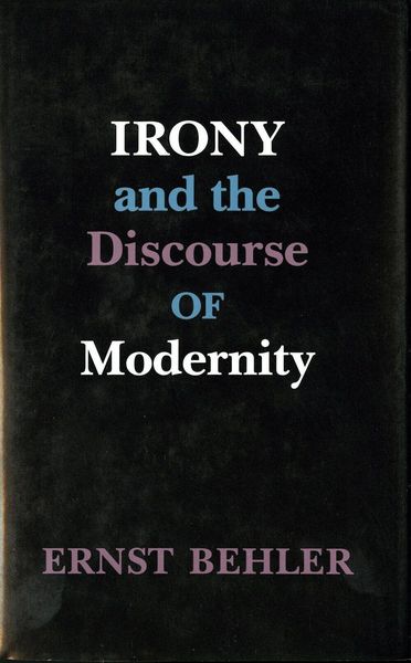 Produktbild: Irony and the Discourse of Modernity