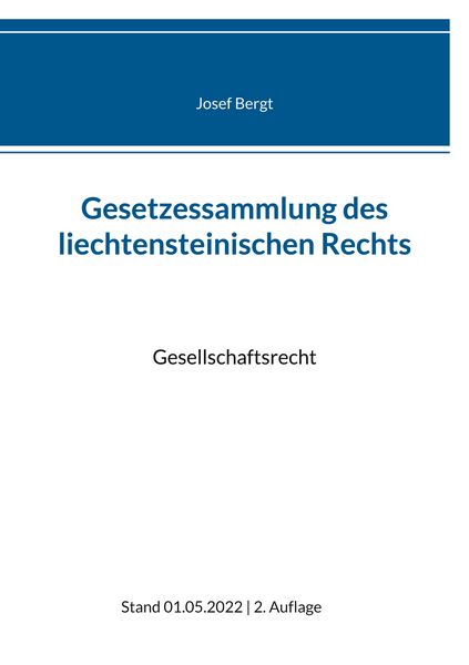Produktbild: Gesetzessammlung des liechtensteinischen Rechts