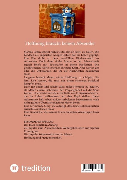 Produktbild: Winterroman Hoffnung braucht keinen Absender