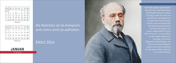 Produktbild: Der literarische Premium-Tischplaner 2027 - Wochenkalender mit Zitaten und Biografien ausgew&auml;hlter Autorinnen und Autoren