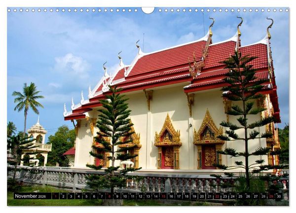 Produktbild: Thailand - Ein bezauberndes K&ouml;nigreich (Wandkalender 2026 DIN A3 quer), CALVENDO Monatskalender