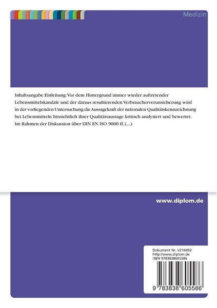 Produktbild: G&uuml;tezeichen im Lebensmittelbereich