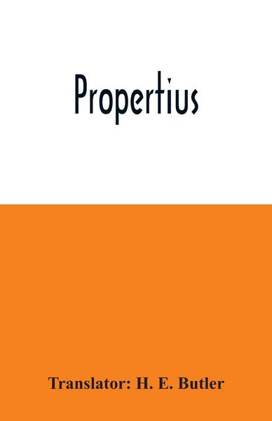 Produktbild: Propertius