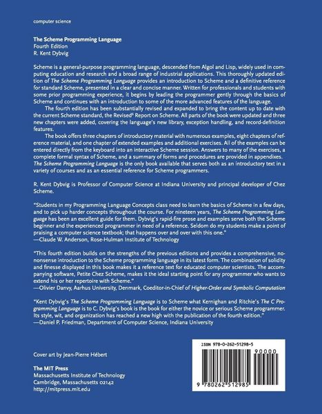 Produktbild: The Scheme Programming Language, fourth edition