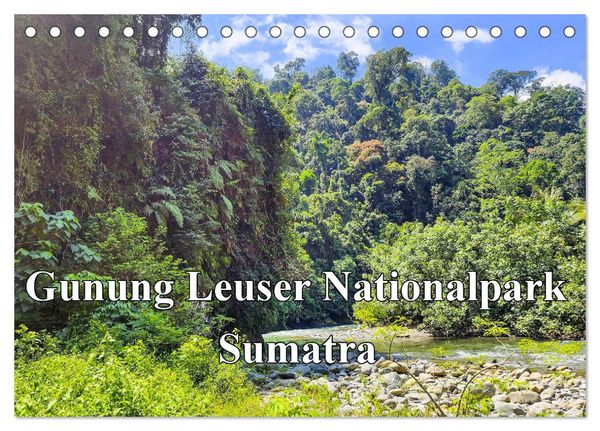 Gunung Leuser Nationalpark Sumatra (Tischkalender 2025 DIN A5 quer), CALVENDO Monatskalender