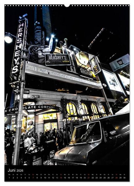Produktbild: NEW YORK &ndash; street view (hochwertiger Premium Wandkalender 2026 DIN A2 hoch), Kunstdruck in Hochglanz