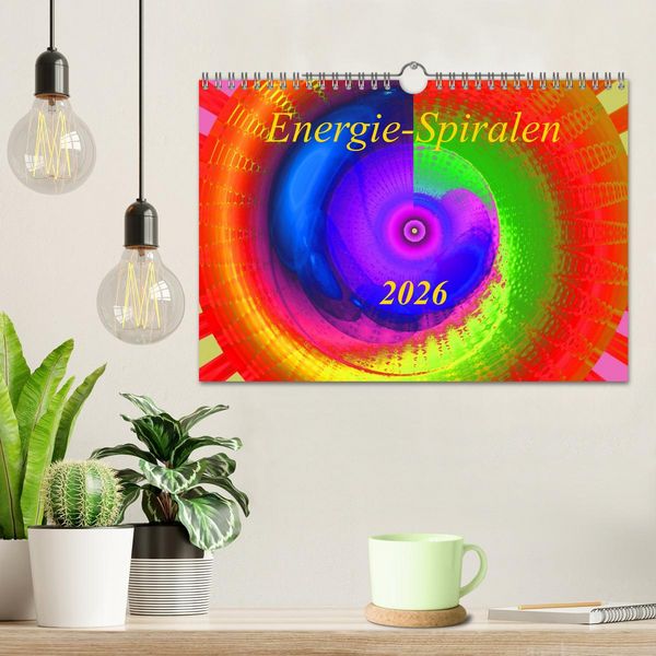 Produktbild: Energie-Spiralen 2026 (Wandkalender 2026 DIN A4 quer), CALVENDO Monatskalender