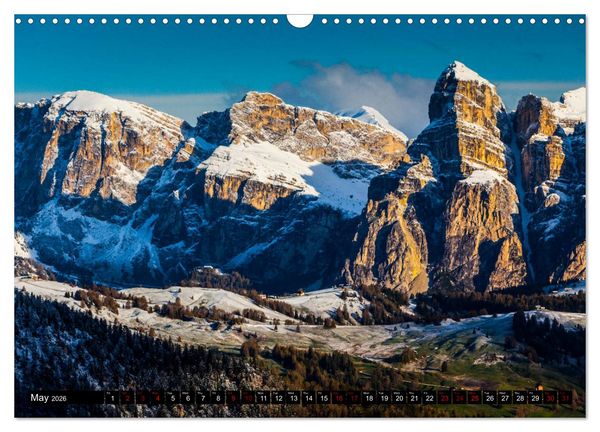 Produktbild: The Dolomites Mountains (Wall Calendar 2026 DIN A3 landscape), CALVENDO 12 Month Wall Calendar