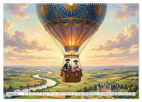 Produktbild: N&auml;chster Halt: Vergangenheit (hochwertiger Premium Wandkalender 2027 DIN A2 quer), Kunstdruck in Hochglanz