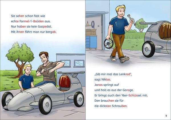 Produktbild: Lesel&ouml;wen Lesetraining 2. Klasse - Vollgas auf der Rennstrecke