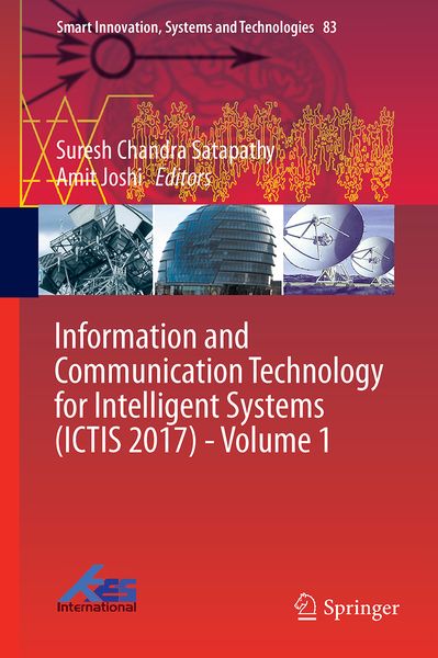 Produktbild: Information and Communication Technology for Intelligent Systems (ICTIS 2017) - Volume 1