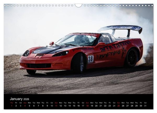 Produktbild: Drifting at the Nurburgring (Wall Calendar 2026 DIN A3 landscape), CALVENDO 12 Month Wall Calendar