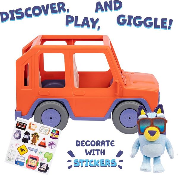 Produktbild: BLUEY Buddies S13 - Gro&szlig;es Familienauto & BLUEY-Pl&uuml;schfigur 20 cm