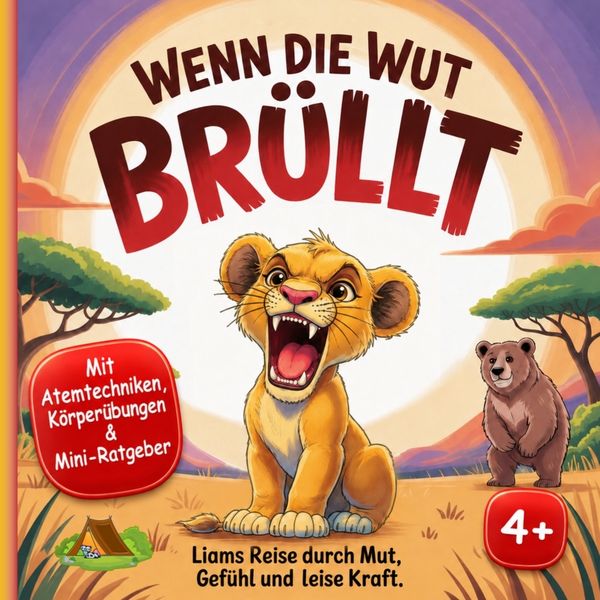 Produktbild: "Wenn die Wut br&uuml;llt...": - Liams Reise durch Mut, Gef&uuml;hl & leise Kraft (ab 4+)