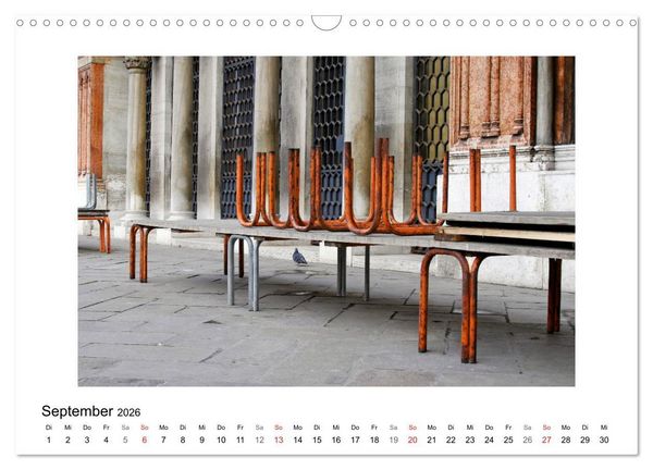 Produktbild: Venedig - Verg&auml;ngliche Sch&ouml;nheit (Wandkalender 2026 DIN A3 quer), CALVENDO Monatskalender