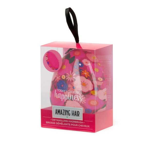 Produktbild: Legami Entwirrende Haarb&uuml;rste - Amazing Hair - Blumen