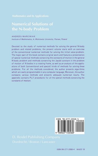 Produktbild: Numerical Solutions of the N-Body Problem