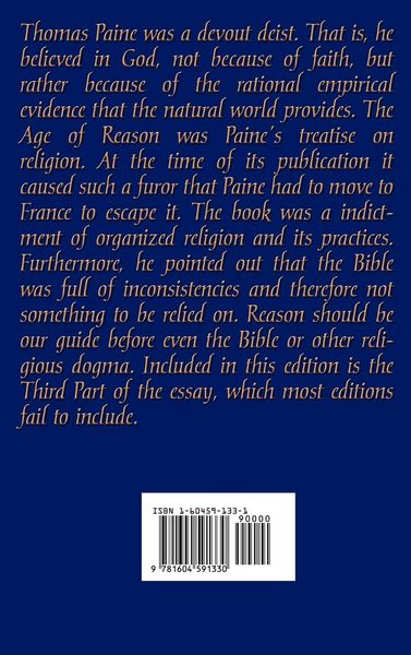 Produktbild: The Age of Reason - A Revolutionary Defense of Deism, Reason, and Religious Freedom